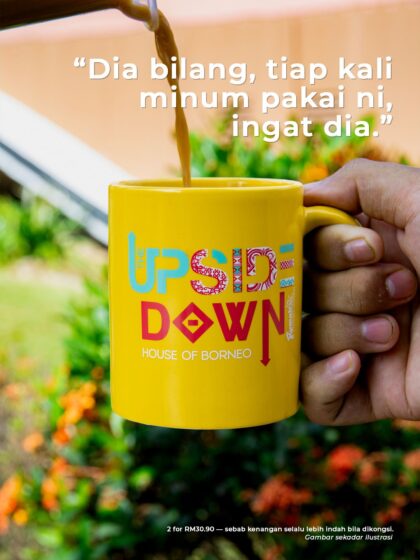 Rumah Terbalik Mug